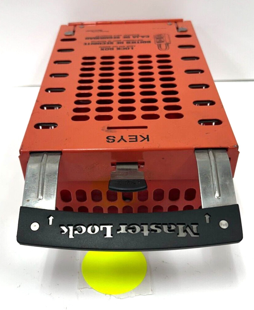 MASTERLOCK 503RED GROUP LOCKOUT BOX SAFETY SERIES 14 LOCKS MAX.