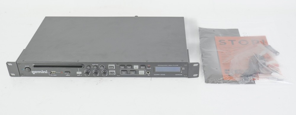 Gemini CDMP-1500 Single 1U CD/MP3/USB Player - ISSUE