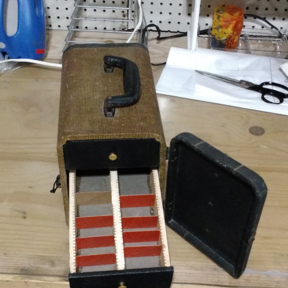 Portable Stackable Slide Tray Storage Box with Drawers for Slide Projector