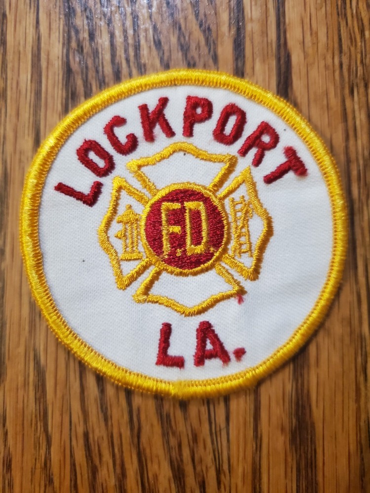 vintage Lockport LA Fire Dept. patch.