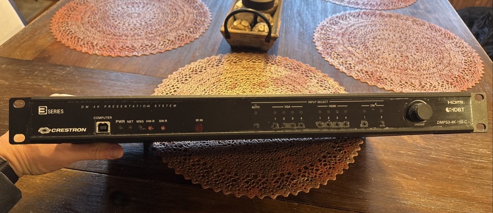 Crestron DMPS3-4K-150-C Digital Media Presentation System - Tested & Working!