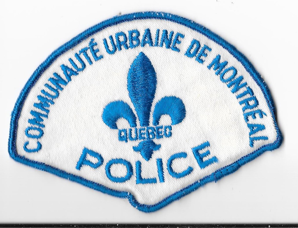 Montreal Police Quebec, Canada Shoulder Patch V1