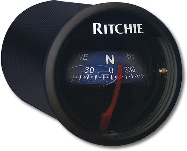 RITCHIE SPORT BLACK X23 DASH MOUNT COMPASS - Boat/Marine/Caravan/RV Panel Flush