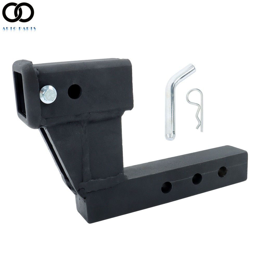 7500lbs Trailer Hitch Riser For 2 inch 2 inch Receiver with 6 inch Rise/Drop