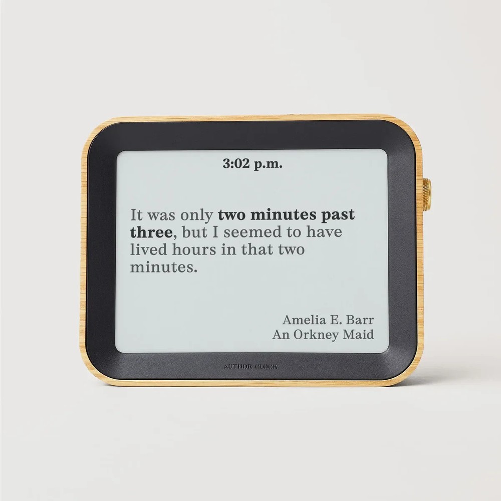 Author Clock – Volume 2 (Large 7.8”)