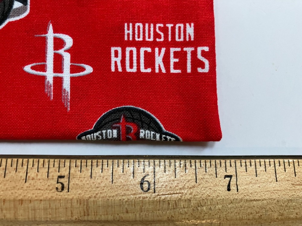 Houston Rockets logo small zippered bag