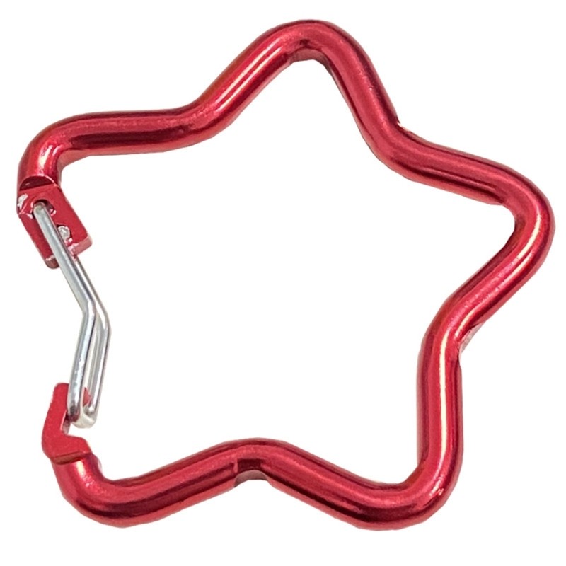Random Color Aluminum Mixture Star Molded Ascending Clip Secure Wire Gate