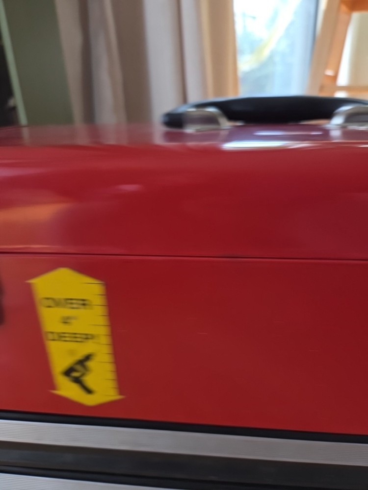 Vintage Craftsman 2 Two Drawer Deep Top Tool Box Red Toolbox