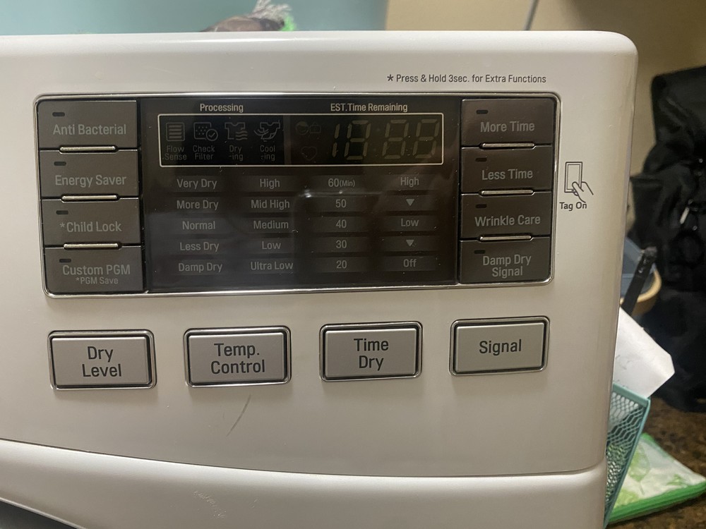 2017 White LG Washer and Dryer Set