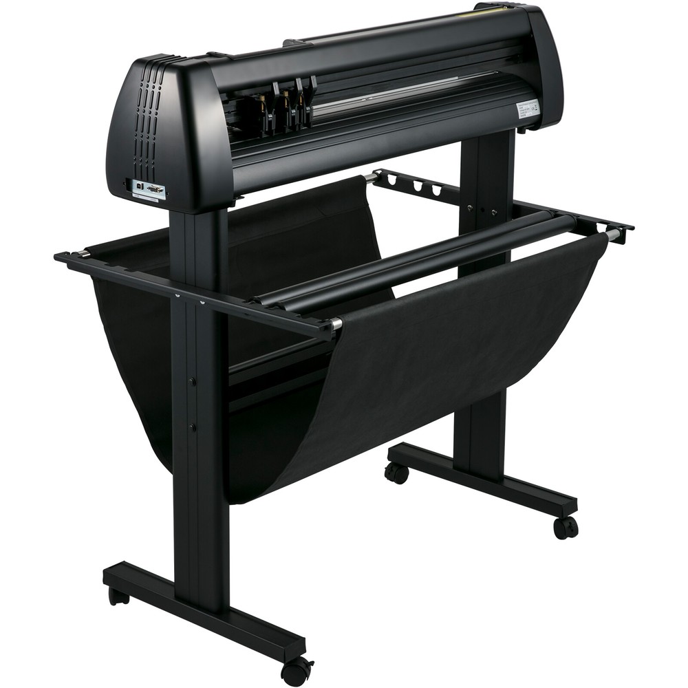 VEVOR 34" Vinyl Plotter Cutting Machine Kit w/Sign Software 3 Blade LCD Screen