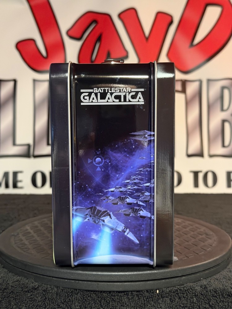 BATTLESTAR GALACTICA RETRO TIN TOTE LUNCHBOX FULL SIZE