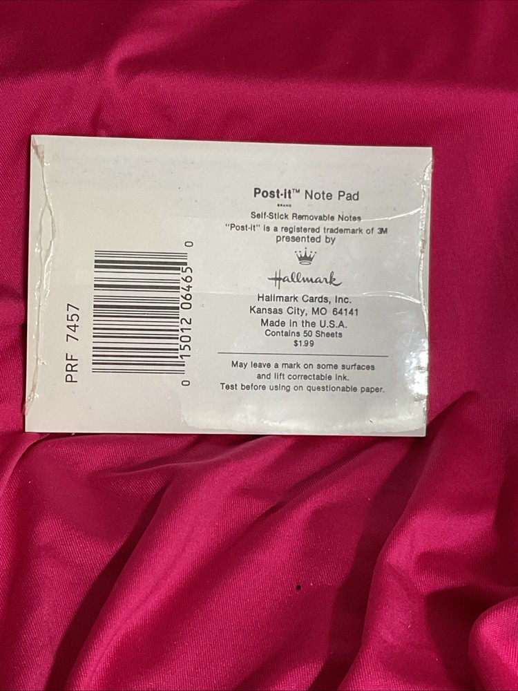 1992 Hallmark Star Trek Priority 1 Message Post-It Notes - Sealed