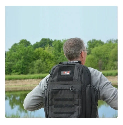 Val-R Modular Tactical Range Pistol Backpack in Black