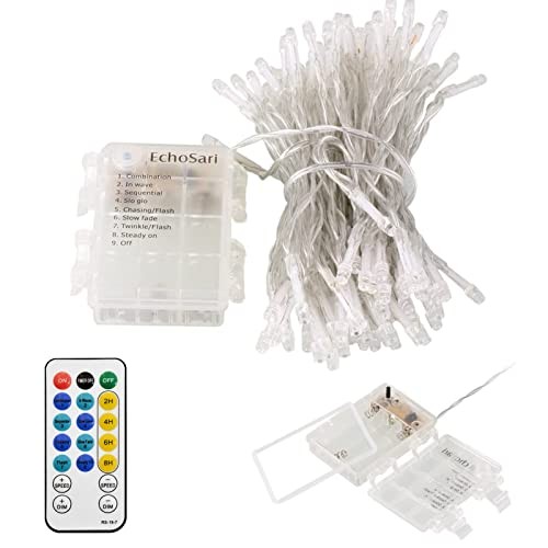 Christmas String Lights 100 LEDs Outdoor LED Fairy String 1 Pack Multicolor