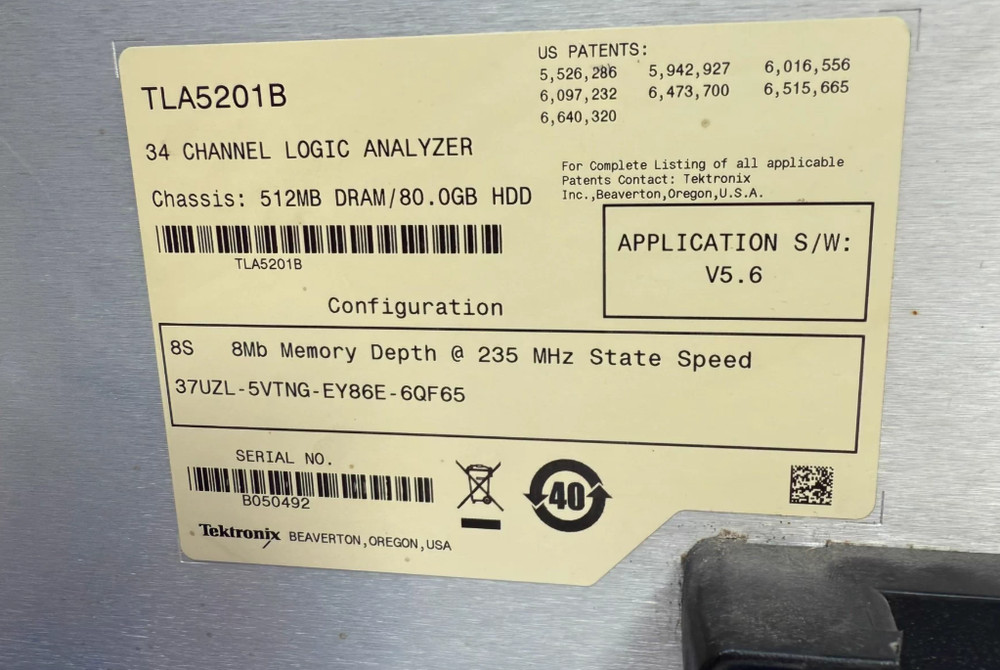 1pcs TeKtronix TLA5201B Logic Analyzer