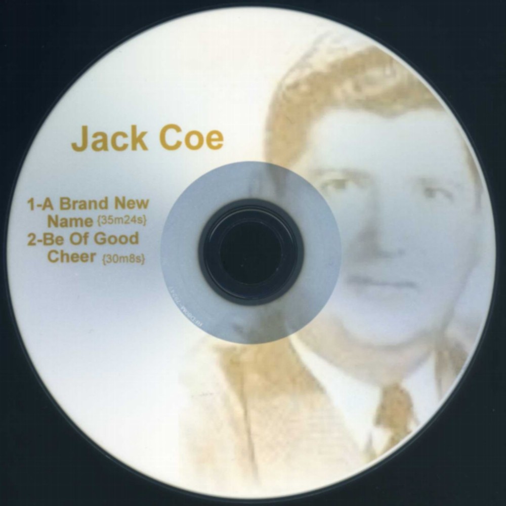 Jack Coe - Audio Collection - 15 Audios - on 8 Cd's