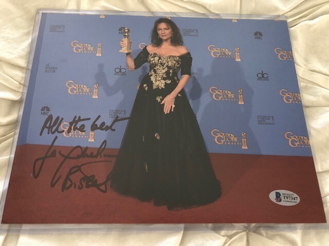 JACQUELINE BISSET SIGNED PICTURE COA BY BECKETT