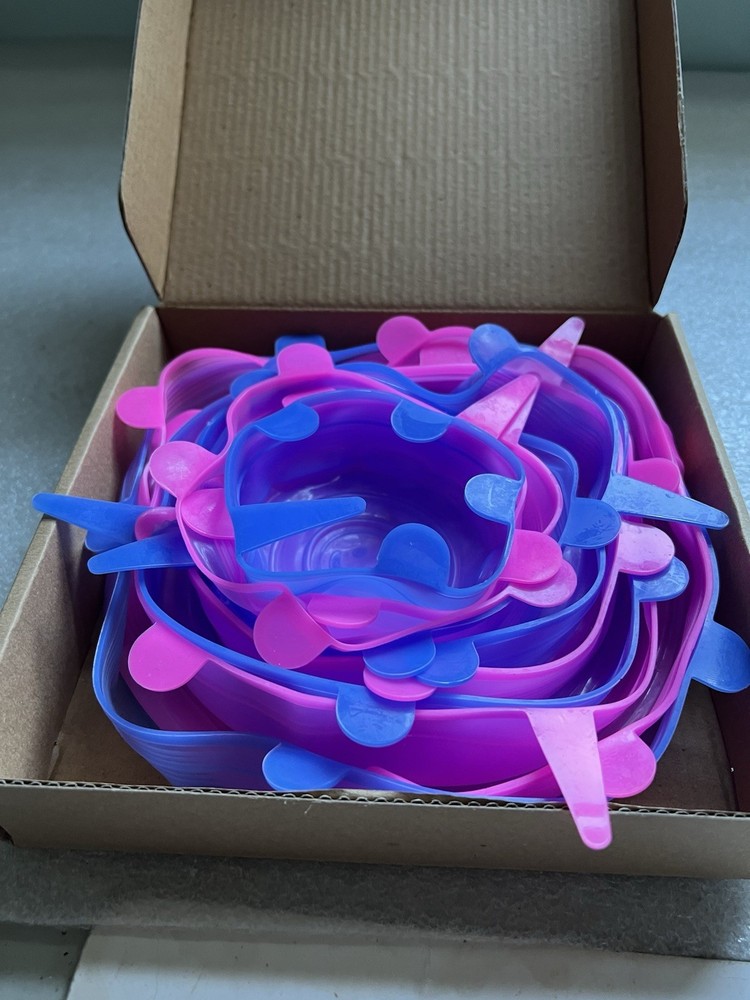 Silicone Stretch Lids 10 Reusable Bowl Covers
