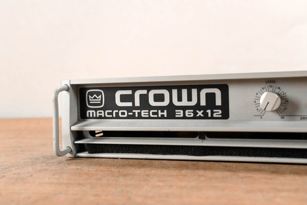 Crown Macro-Tech 36x12 2-Channel Power Amplifier CG01VRZ