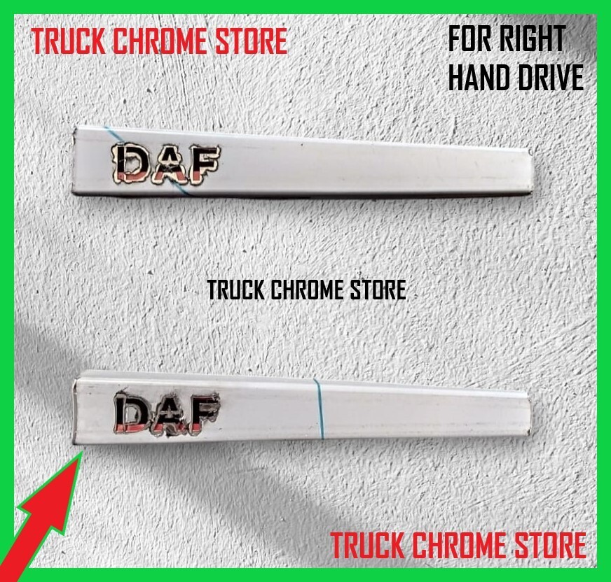 DAF    CF               WIPER CHROME               Stainless  Steel       1 SET.