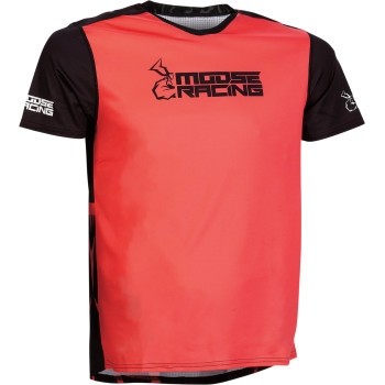 Moose Racing MTB Short Sleeve Jerseys Md Red