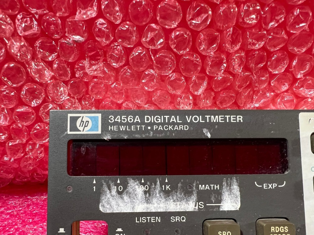 HP Agilent Keysight 3456A Digital Voltmeter ''Panel only''