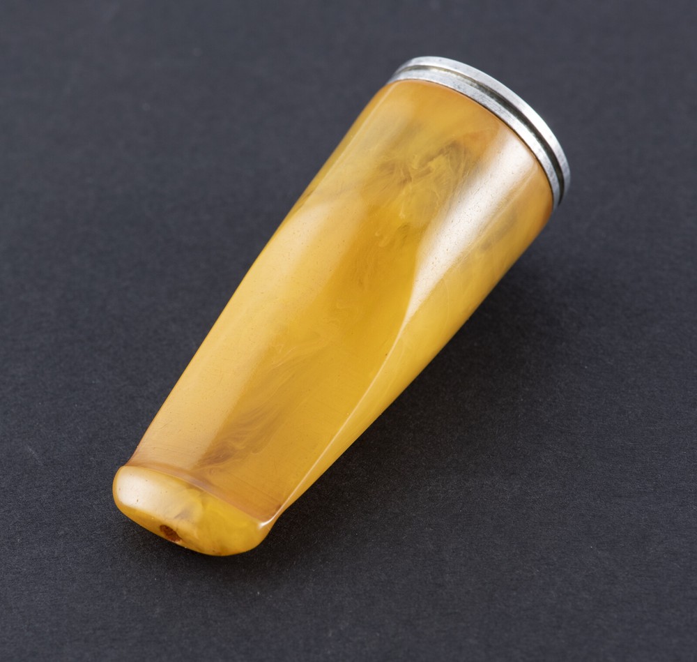 Vintage Estate Butterscotch Bakelite Cigar Holder