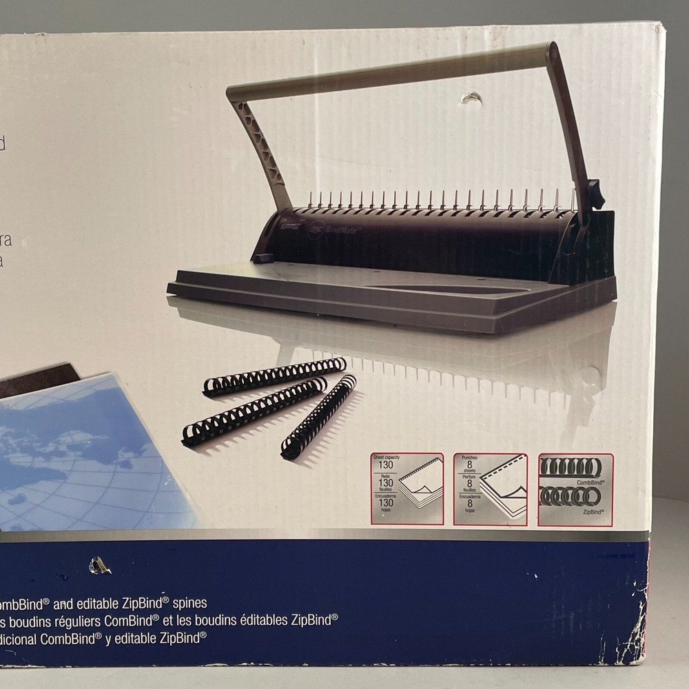 GBC BindMate CombBind Machine & 3 Hole Punch 7706170