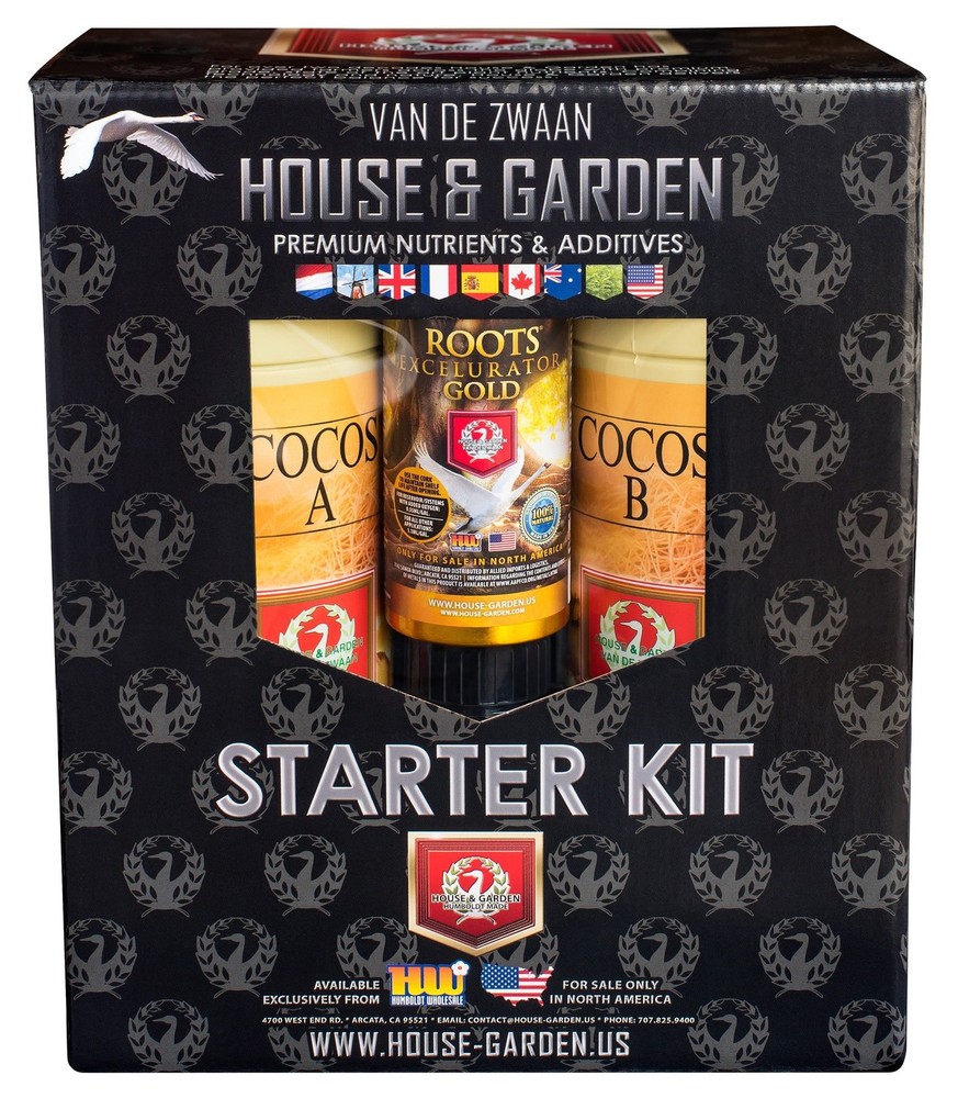 House & Garden Cocos Starter Kit Hydroponic Plant Nutrient