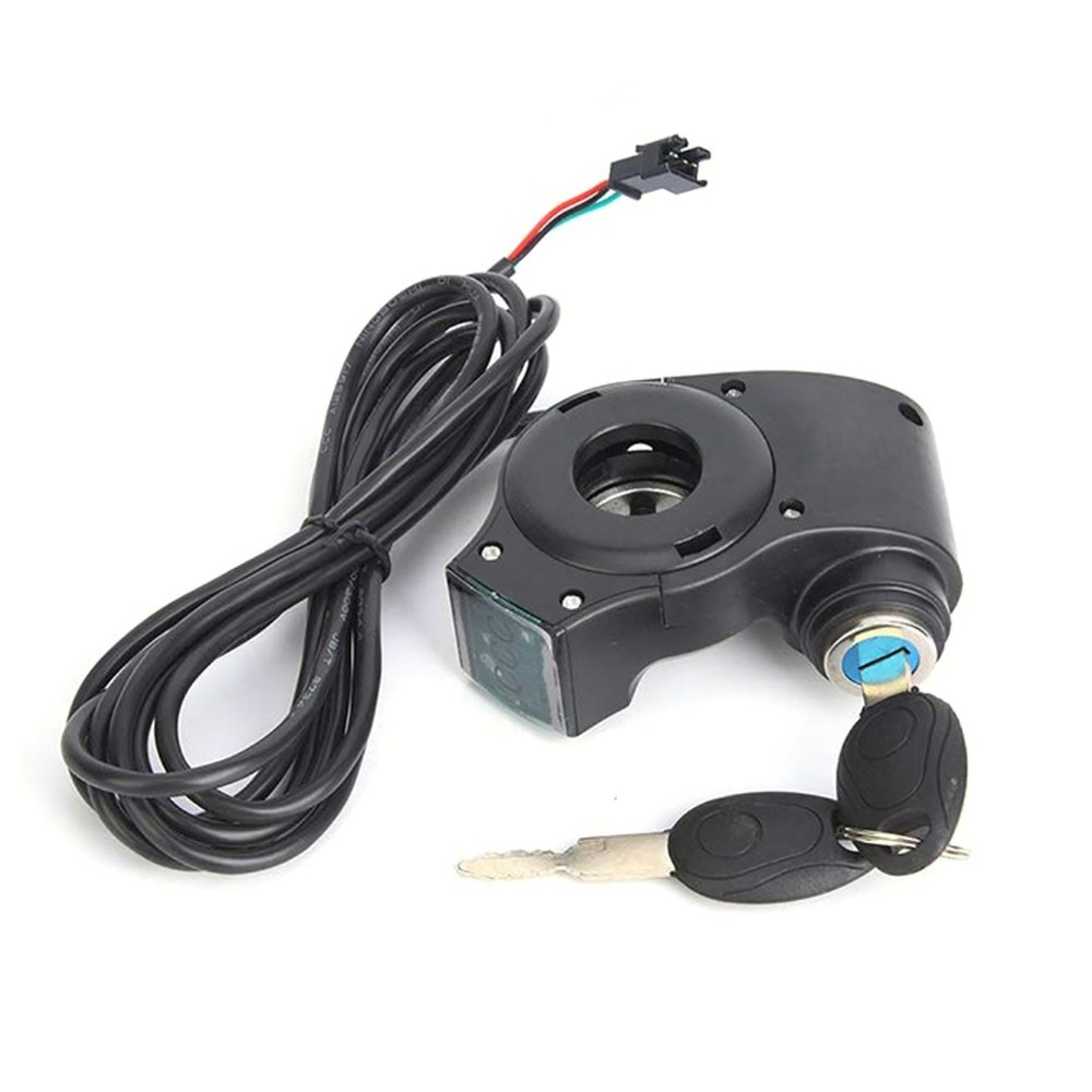 High Quality E-Bike Throttle Control Switch with Voltage Display and Key Lock
