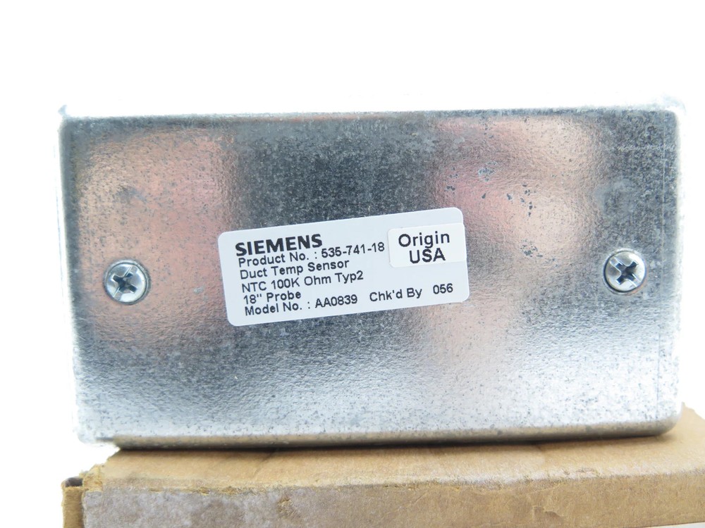 Siemens 535-741 Duct Temperature Sensor