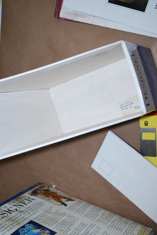 MICROGRAFX Designer Big Box w/ Manuals, 3.5 Diskette Software 1987-90