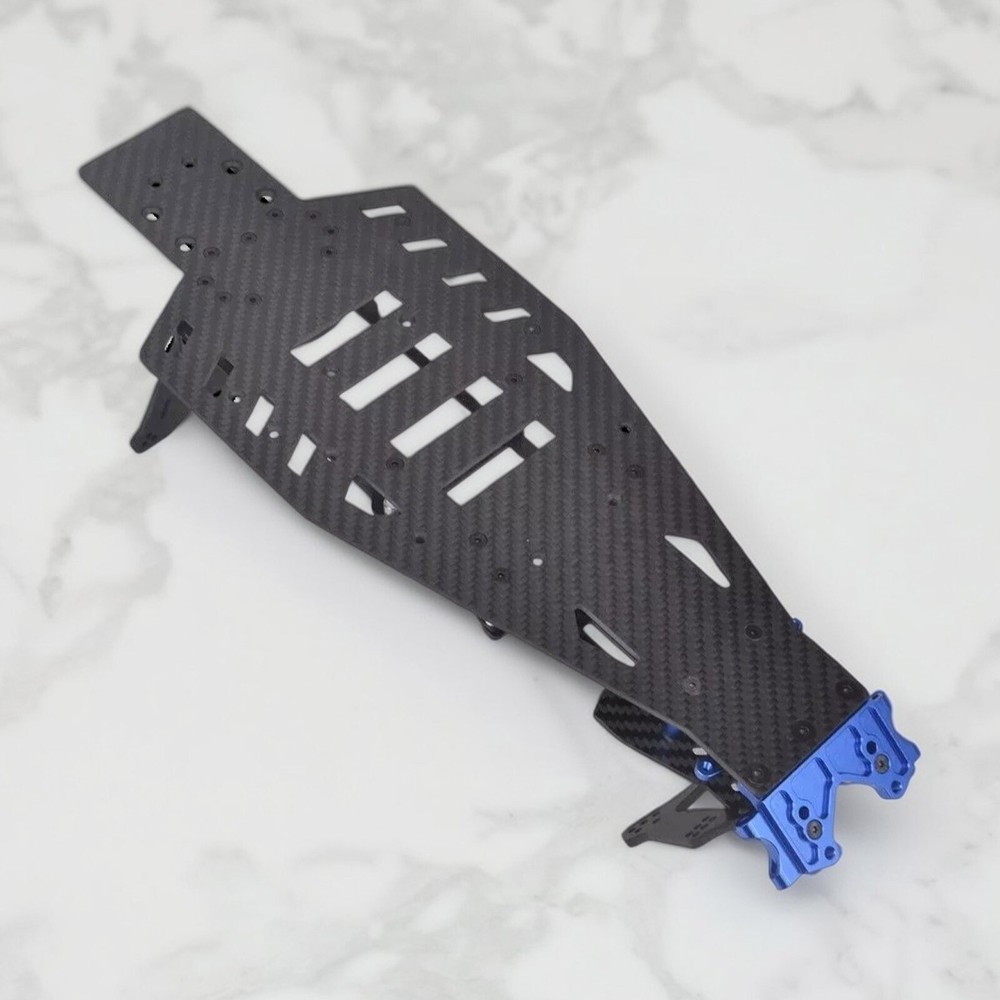 Carbon Chassis Frame Conversion Kit for Rustler VXL 2WD Bandit Upgrades