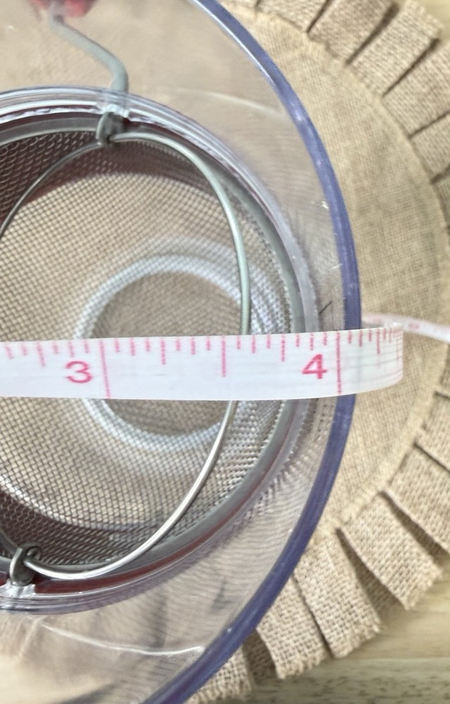 Progressive 3 Cup Measuring Sifter Plastic & Metal -No Top Lid-EUC