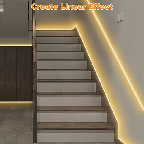 Dimmable 32.8ft Smart COB LED Strip Light, WiFi App & Remote Control, 4000K