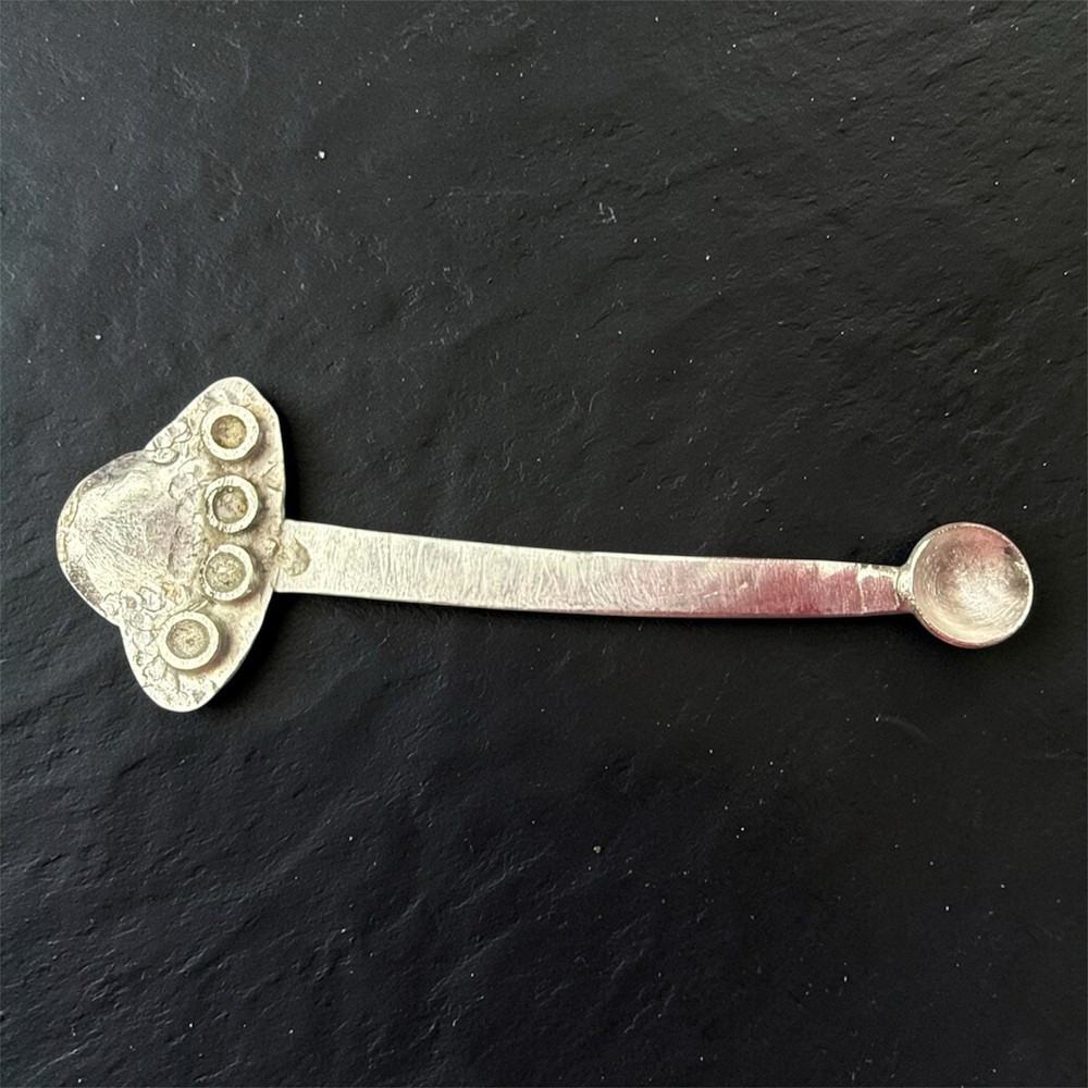 Tiny Mini Spaceship Spoon 925 Sterling Silver Handmade