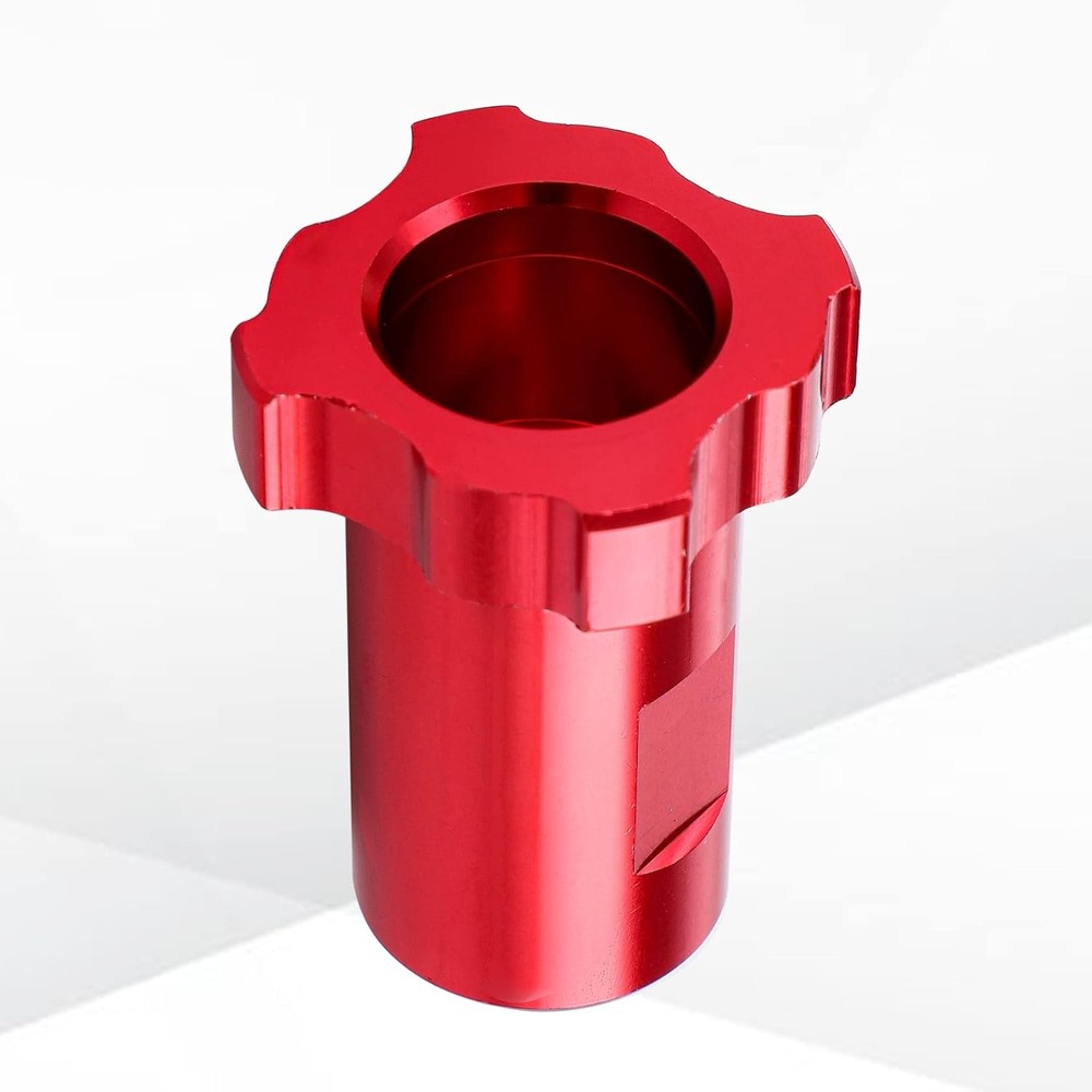 5Pcs Spray Gun Cup Connector Adapters M16*1.5mm External Thread Red Universal