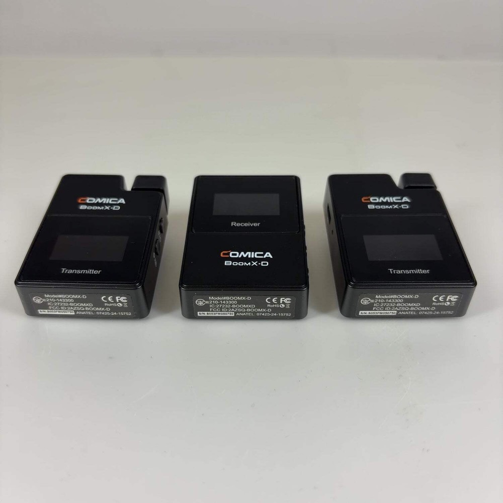 Comica Boom X-D Transmitter and Receiver microphone system BOOMX-D