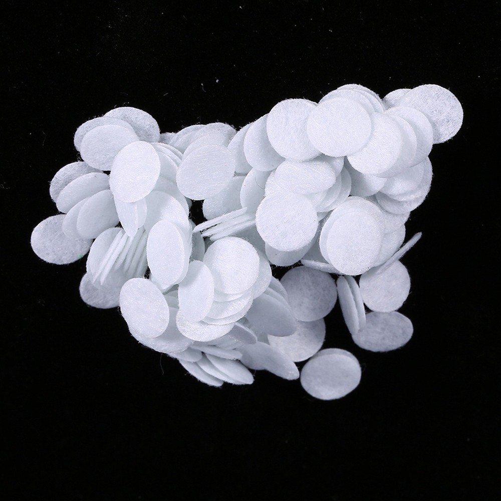 100pcs Cotton Filter Round Filtering Pads For Blackhead Removal Machine 40mm WT