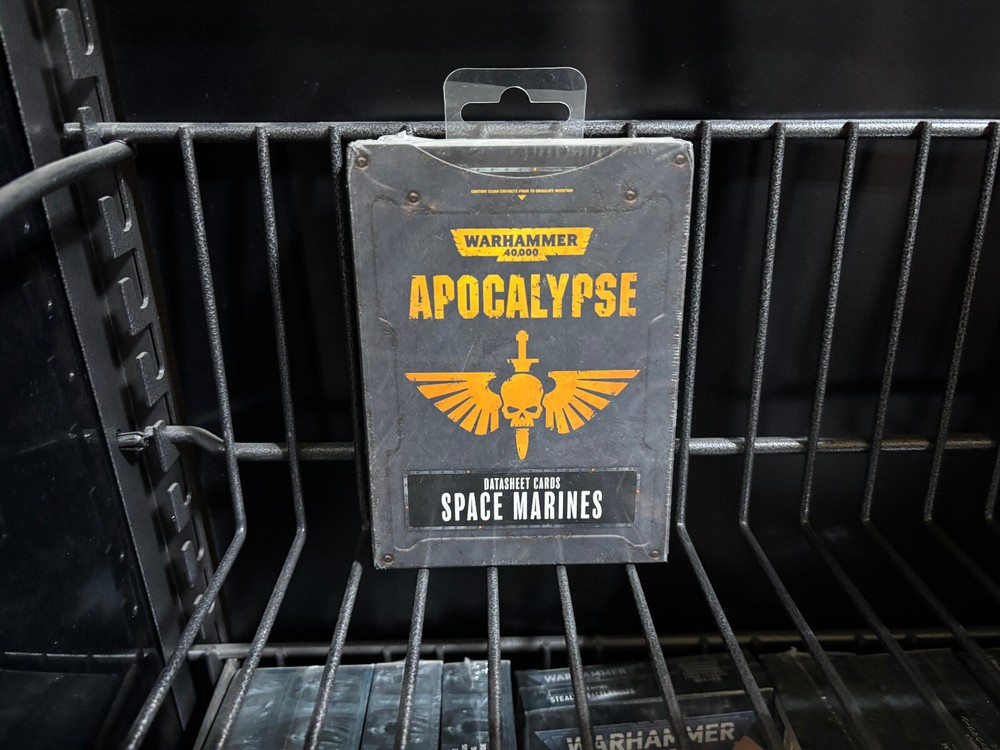 Warhammer 40k Apocalypse Space Marines Datasheet Cards Sealed