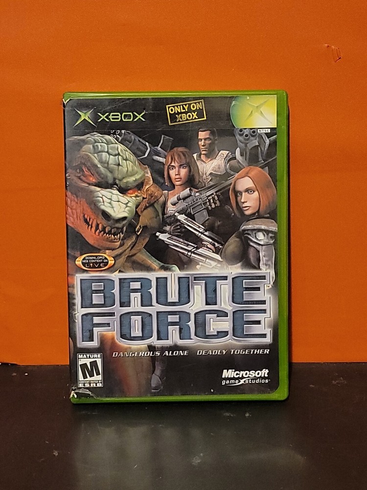 Brute Force (Microsoft Xbox, 2003) Case & Manual Only ~ No Game