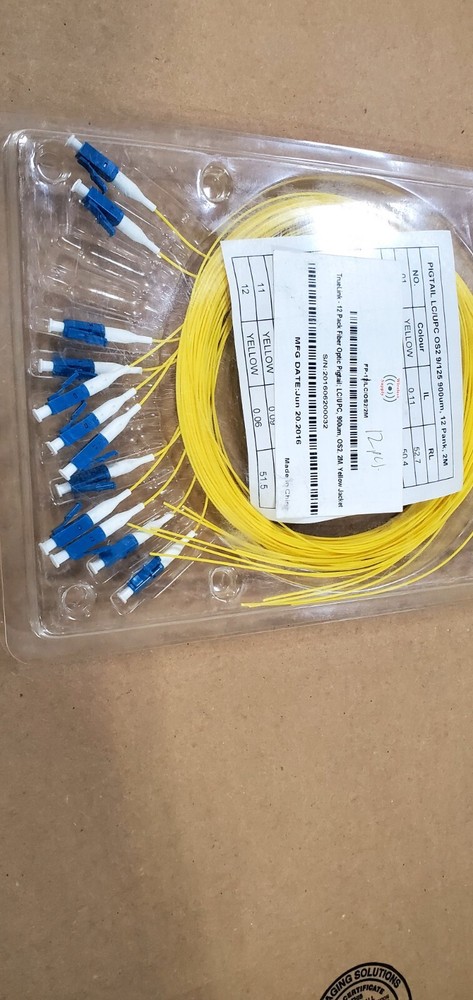 1; LC/UPC; 900um; OS2; YLW Jacket; 2M