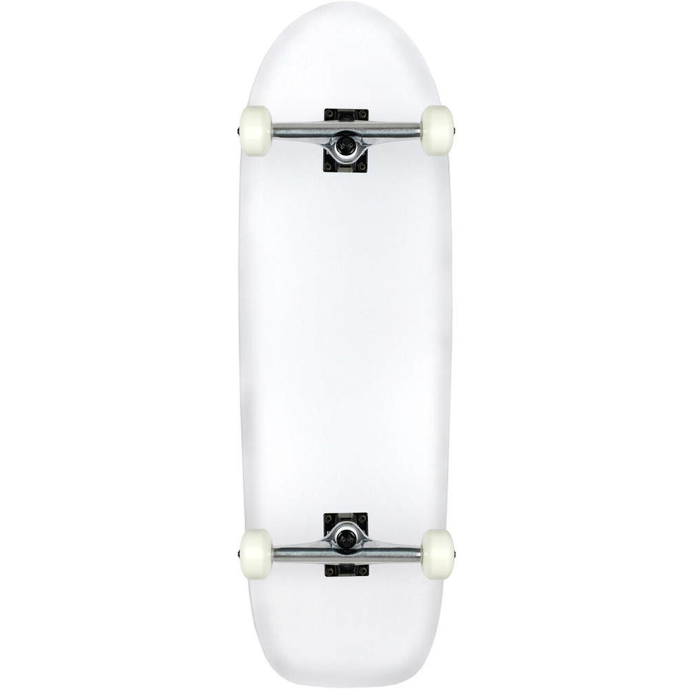 Moose Skateboards Old School 10" x 33" White Blank Skateboard Complete