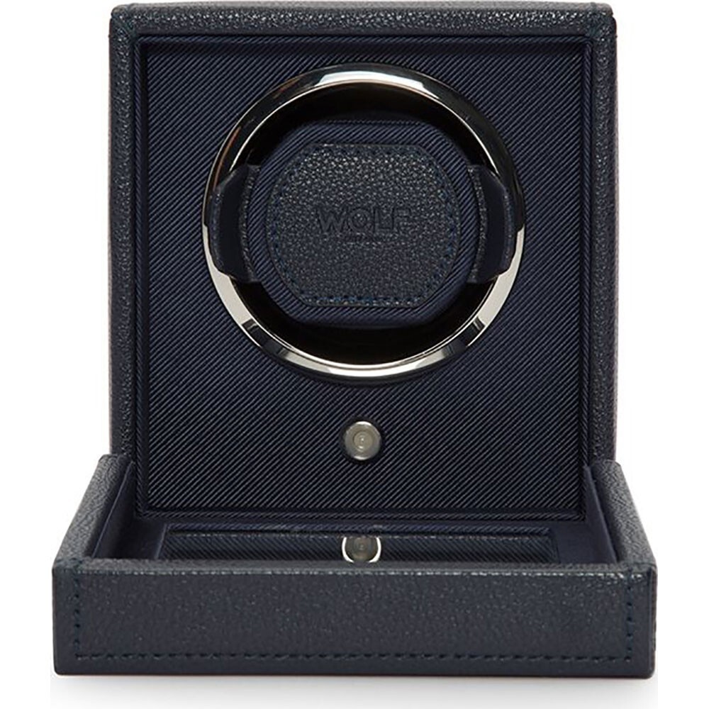 WOLF Cub Single Watch Winder Navy Blue 461117 NIB