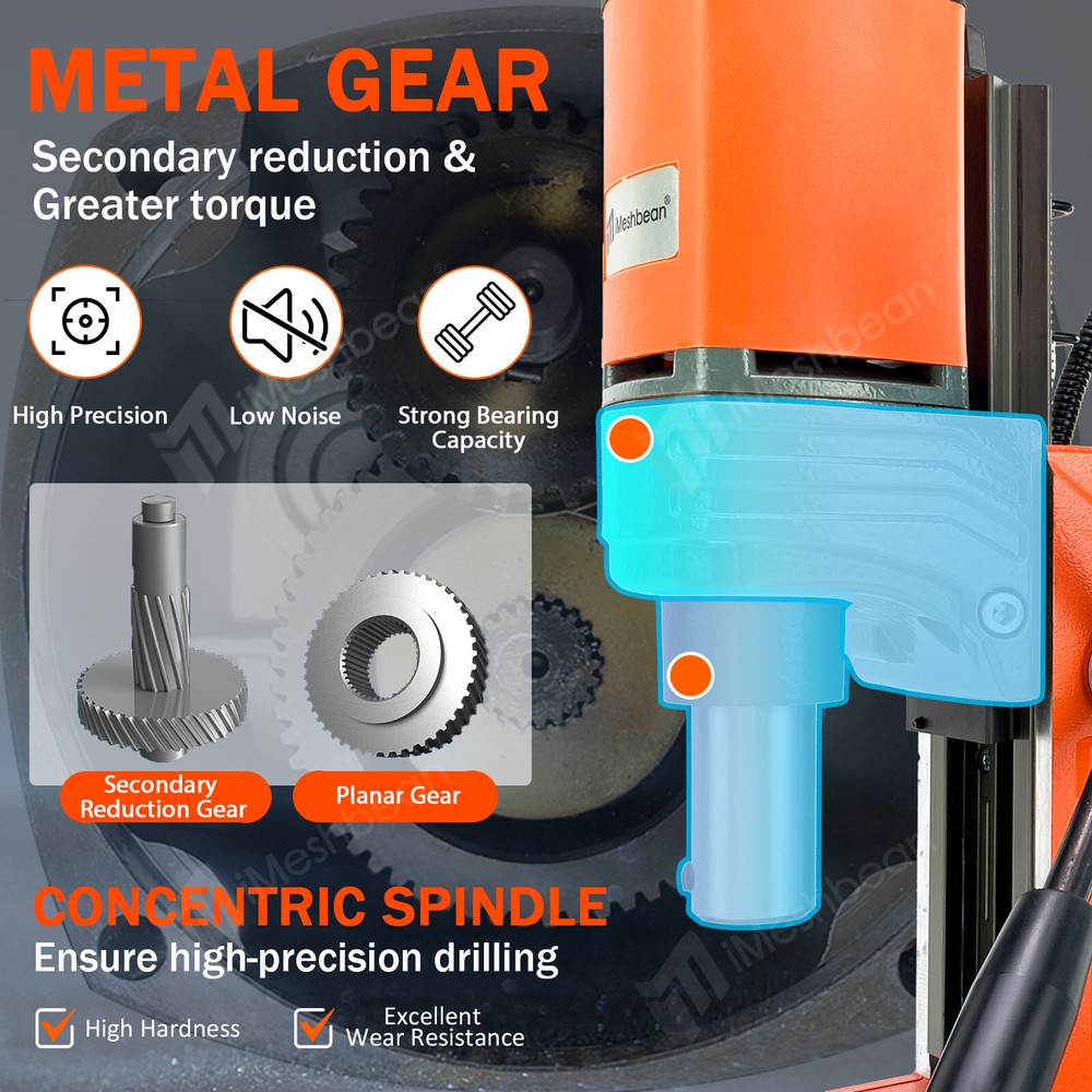 Magnetic Drill Press Coring/Tapping/Drilling Machine 10-Speed Mag Drill Press
