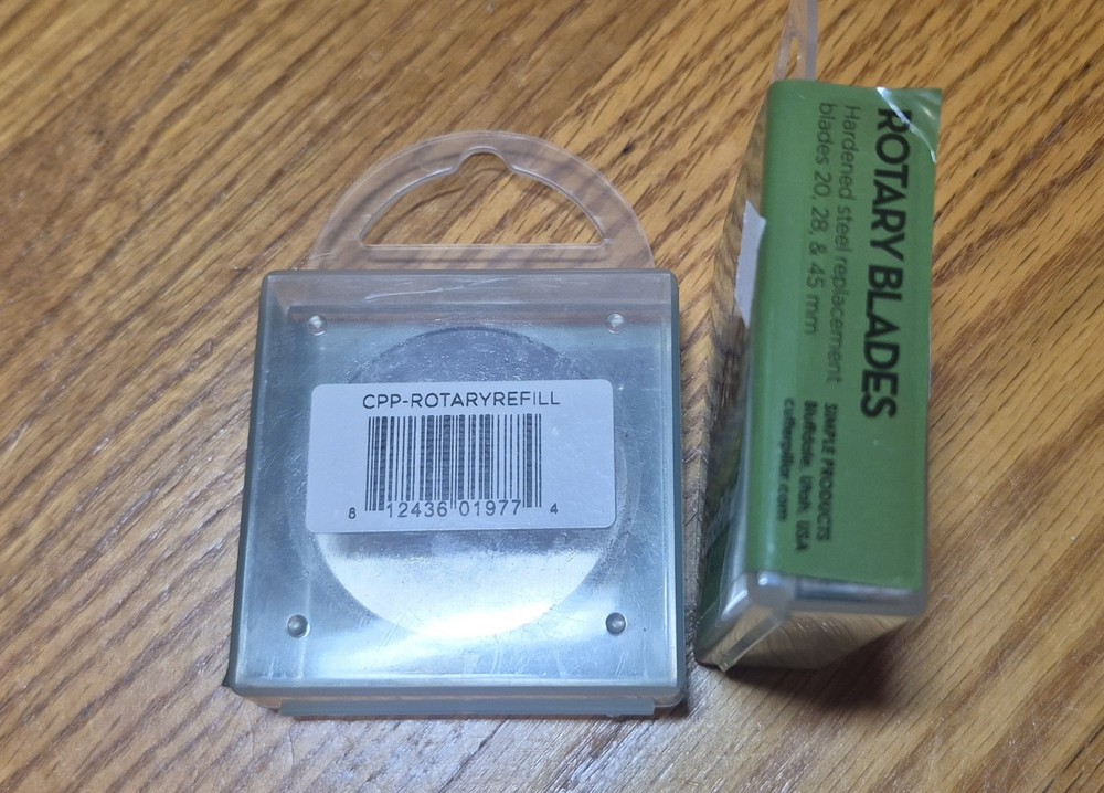 2 CUTTER PILLAR ROTARY BLADES