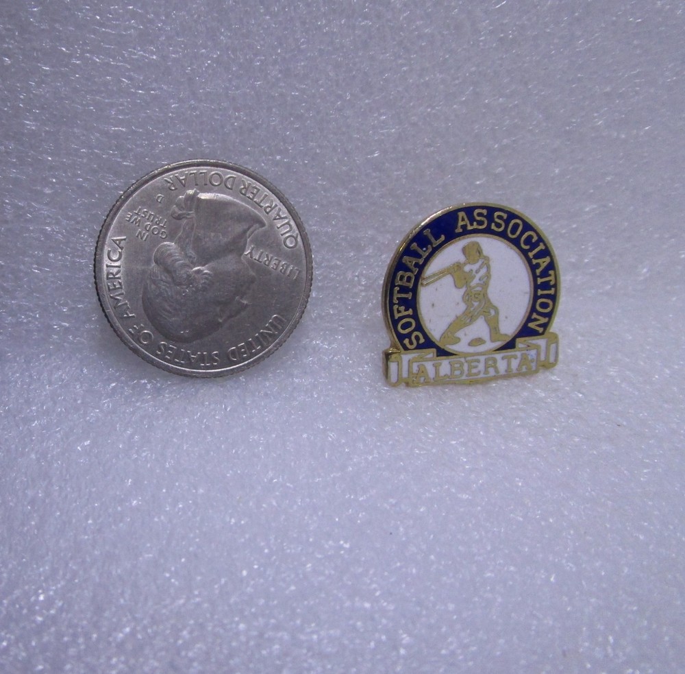 Alberta Softball Association Canada Pin
