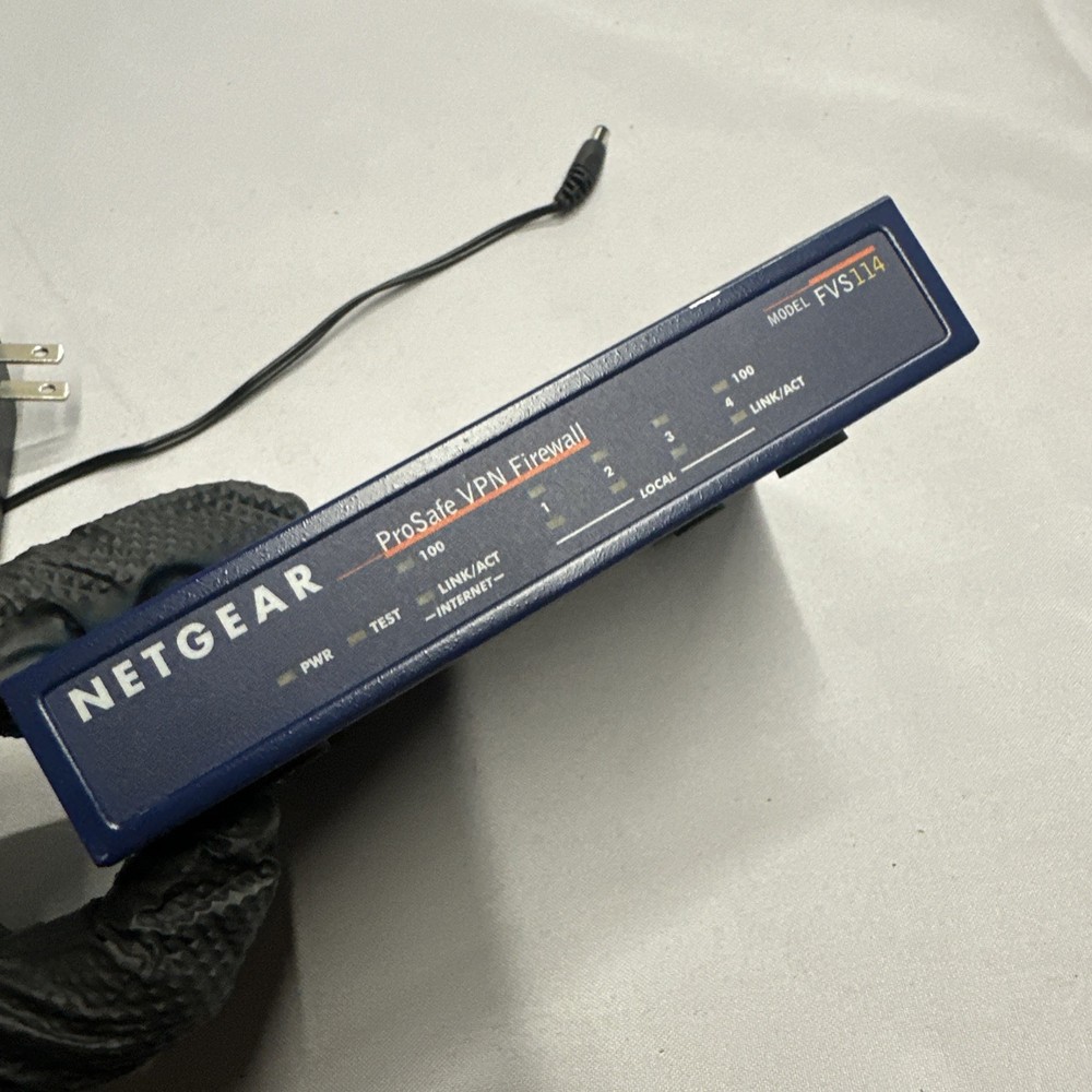 NETGEAR FVS114 ProSafe VPN Firewall Tested