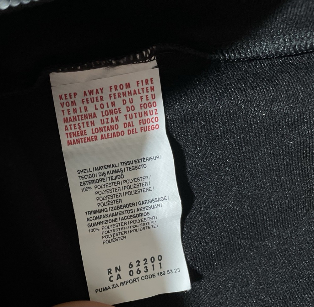 Puma Track Jacket Size xS