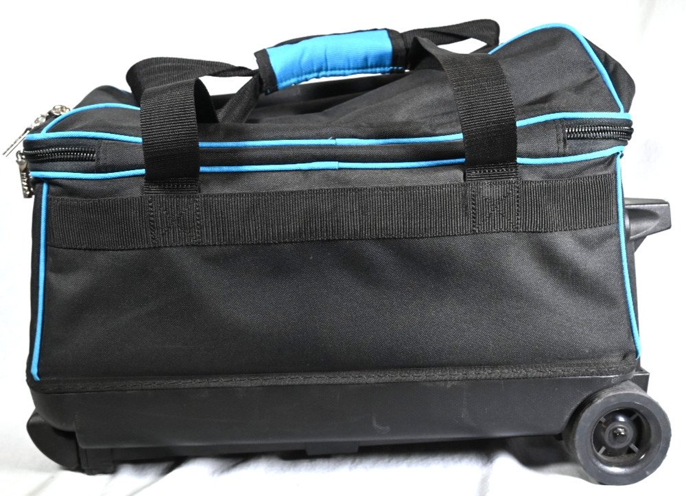 Pyramid Double Roller 2 Ball Bowling Bag Black & Blue